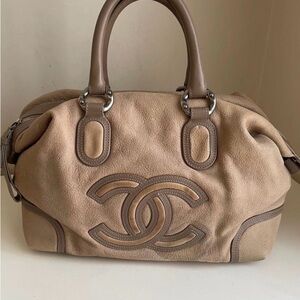 Chanel Beige Leather Satchel